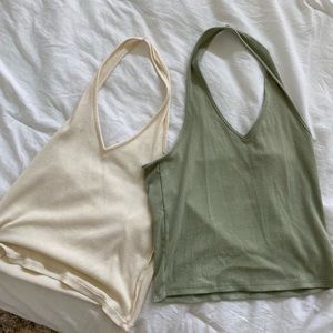 American eagle halter neck tops